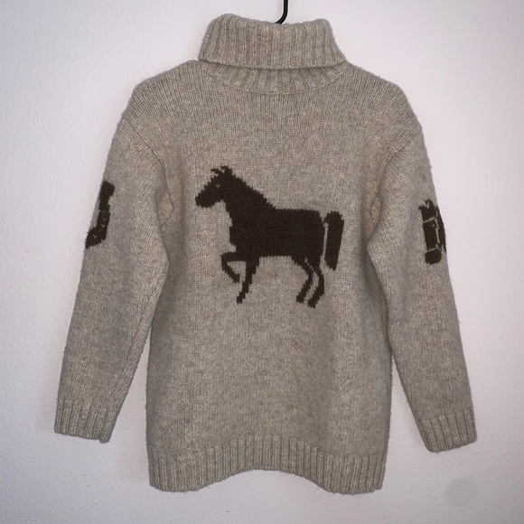 ralph lauren horse sweater
